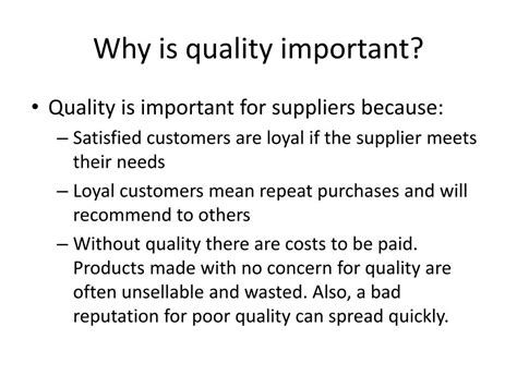 why are walmart quality checks important
